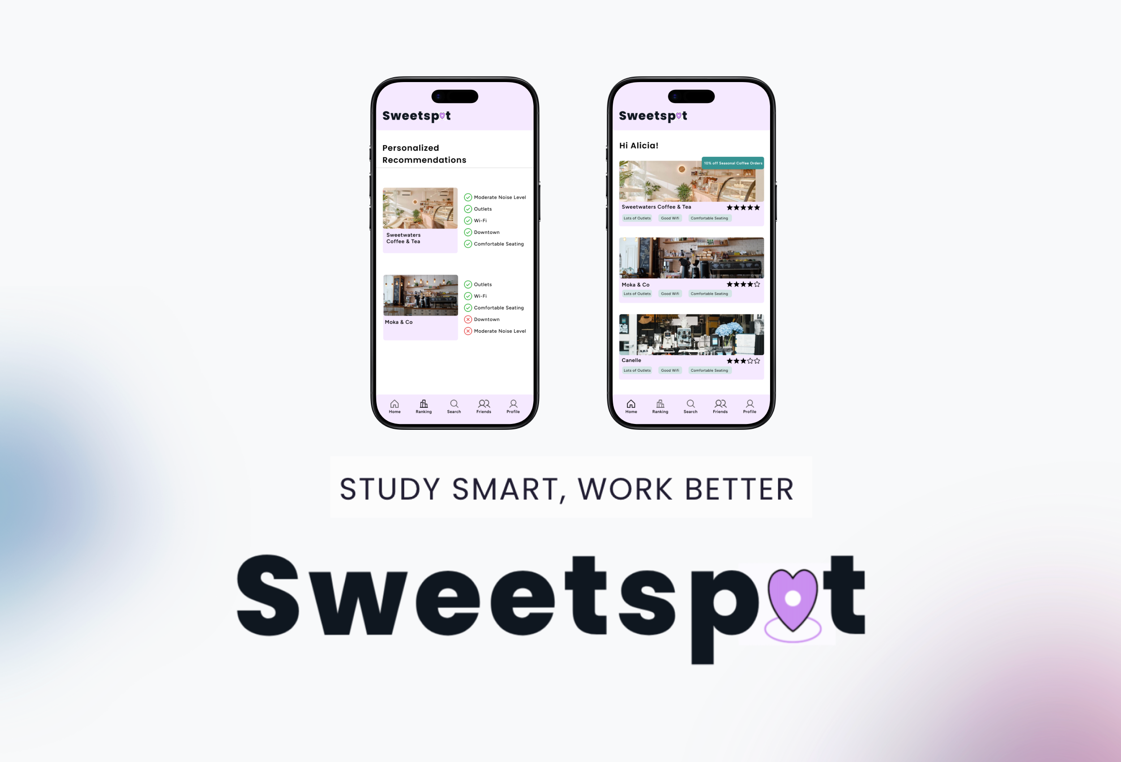 Person holding a MacBook Pro laptop displaying the Branddy website with navigation menu and colorful graphics under a blue sky with clouds.