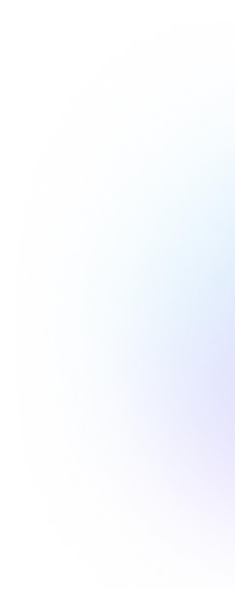 Partial view of a blue and purple circular gradient with a glowing blurred edge on a black background.