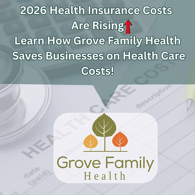 image of the provider looking in a child's mouth while the child's family looks on in the background