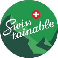 Logo du label Swisstainable – Whitepod, hôtel écologique dans le Valais