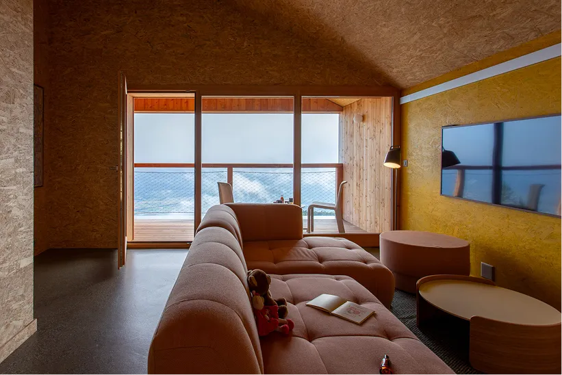 Chalet avec grand salon