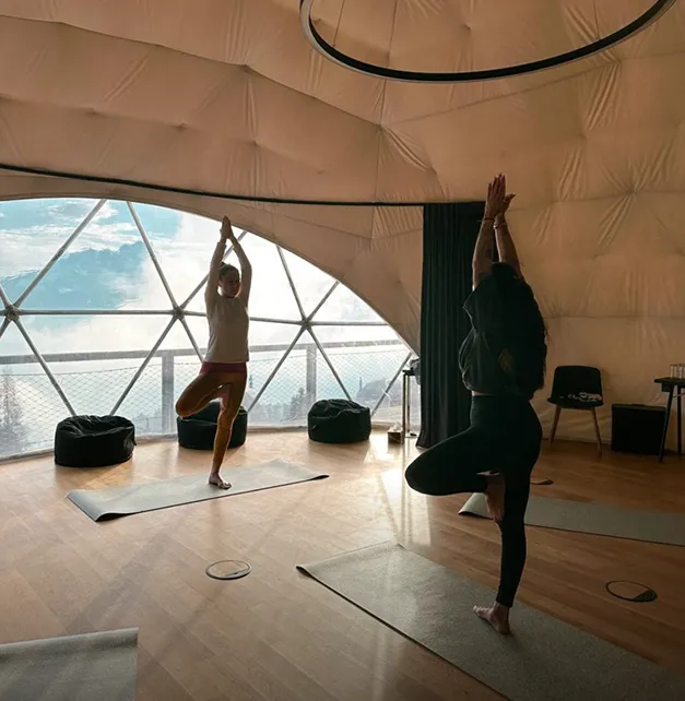 Espace Yoga en montagne, en Valais