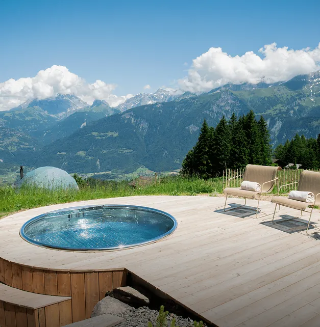 Bain nordique en plein air