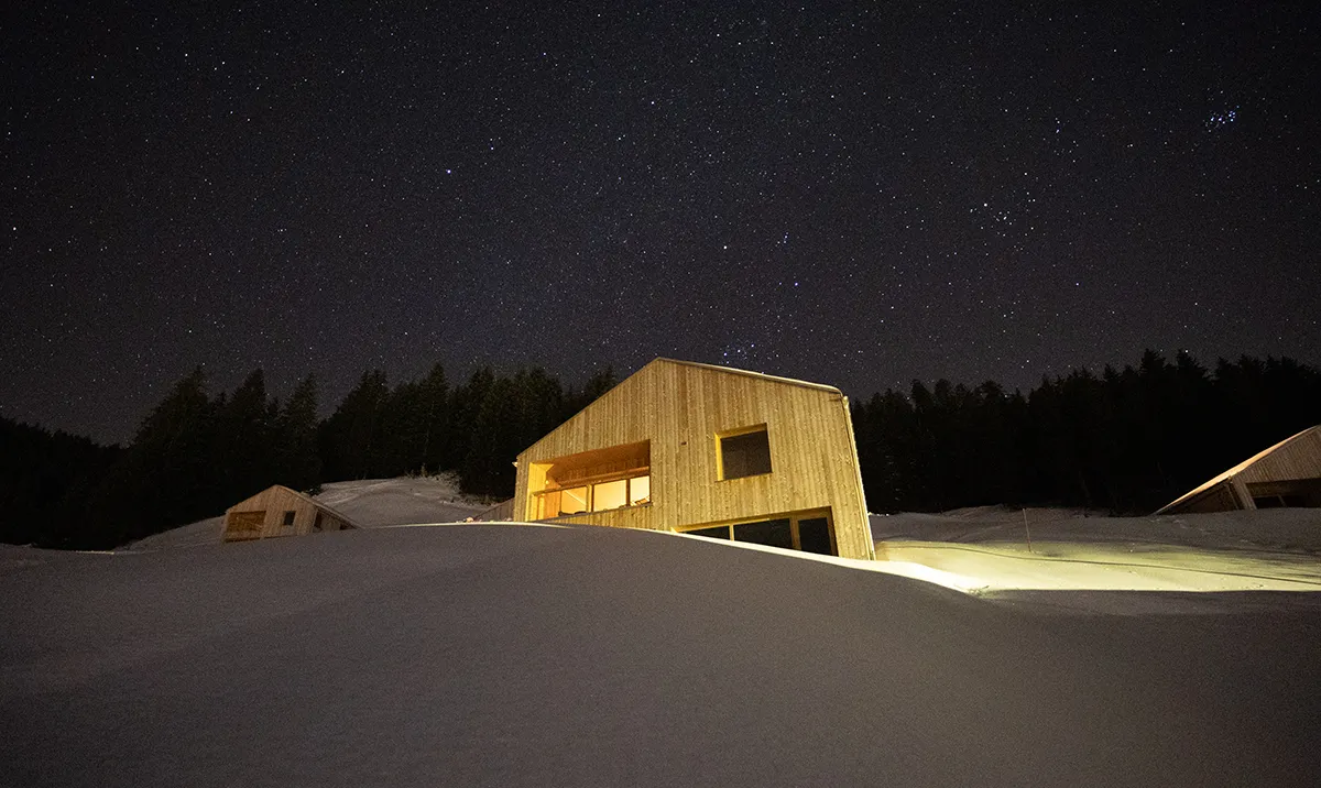 Chalet Whitepod en pleine nature