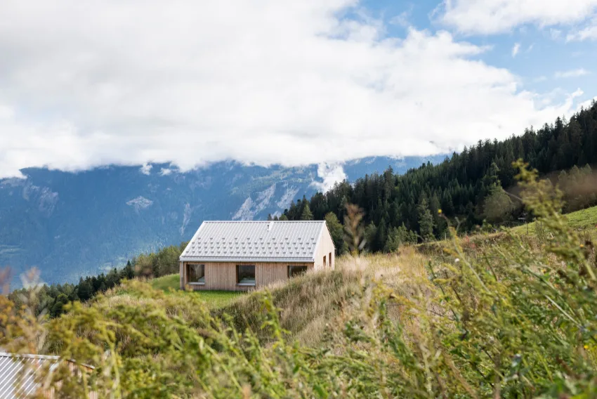 Chalet avec vue sur les montagnes Valaisannes