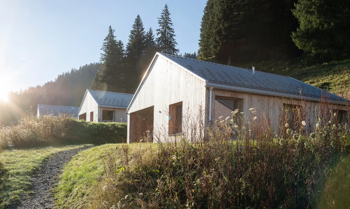 Chalet en pleine nature dans les Alpes Suisses