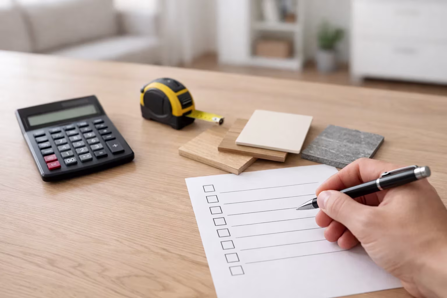 Propriétaire calculant son ROI sur des rénovations potentielles pour éviter un sur-investissement dans un duplex
