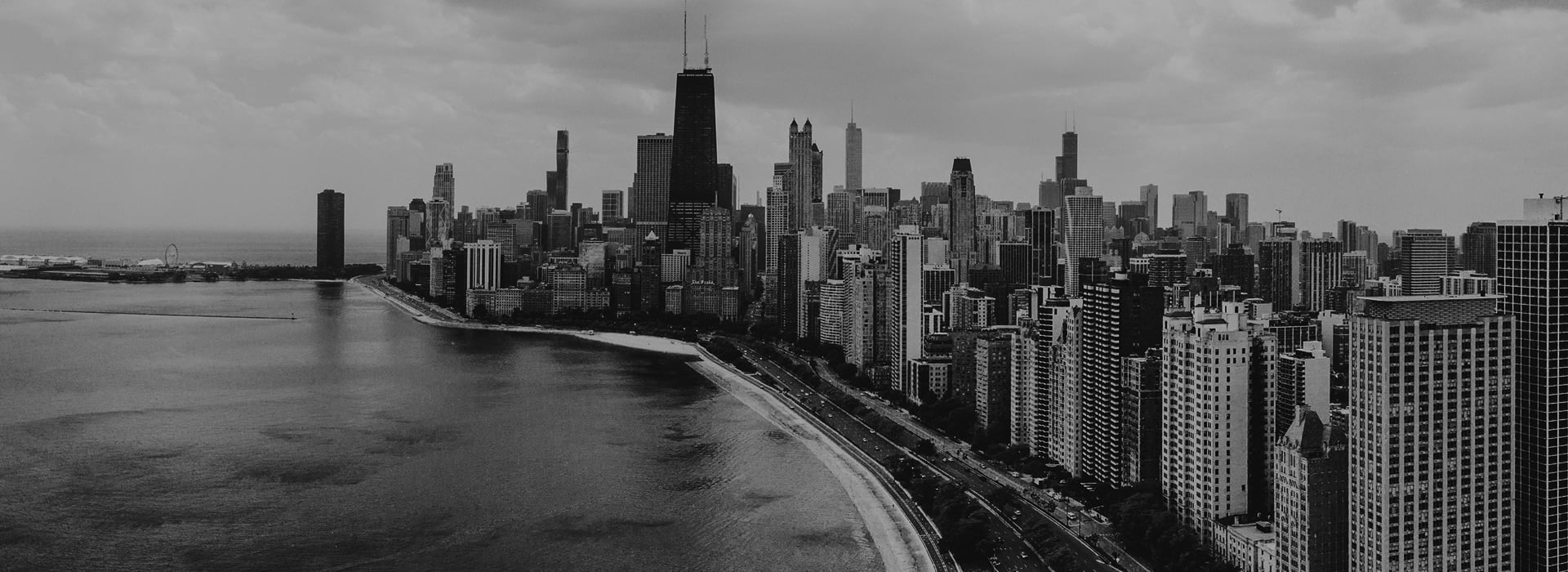 City-scape along ocean