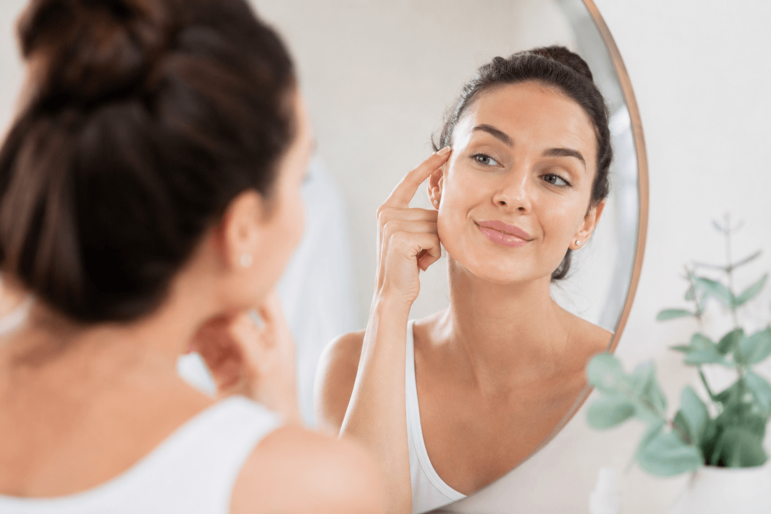 Patient following post Botox care instructions after treatment at a medical spa in Richardson, Texas to support smooth, natural-looking results.