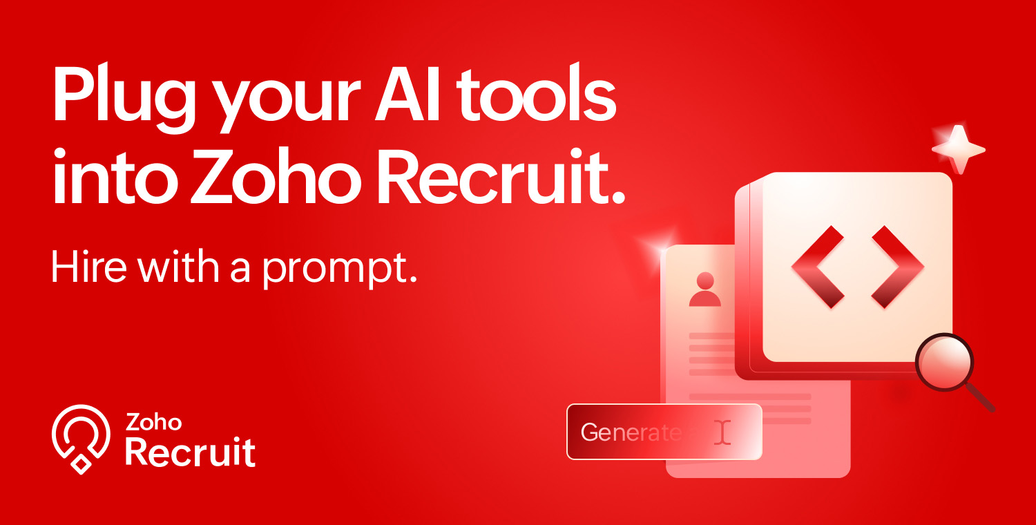Turn your AI tools into hiring assistants with Zoho Recruit MCP