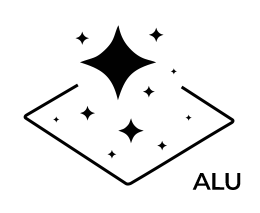 bright aluminum surface