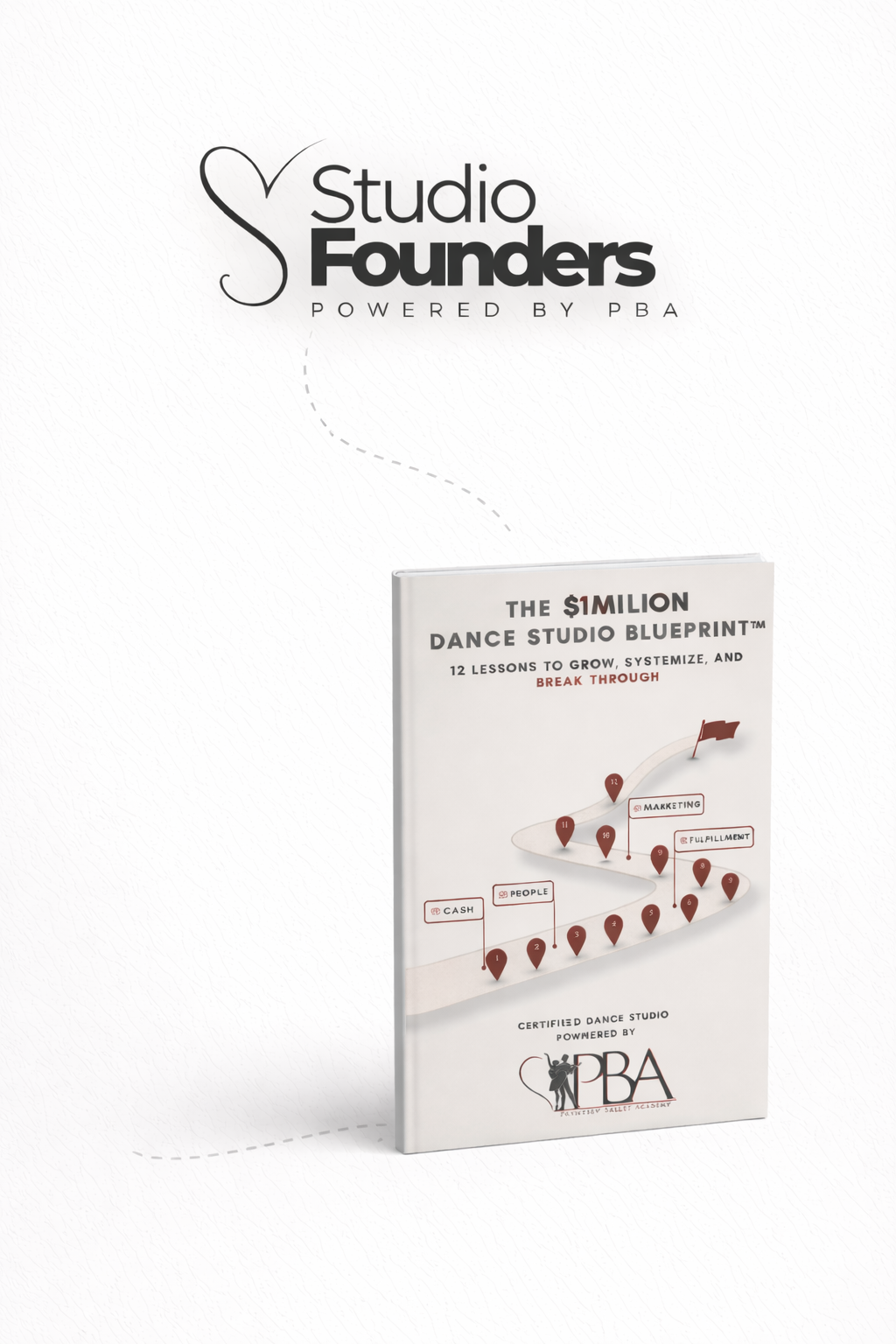 he $1Million Dance Studio Blueprint™ book — a guide helping dance studio owners build freedom through structure, systems, and leadership