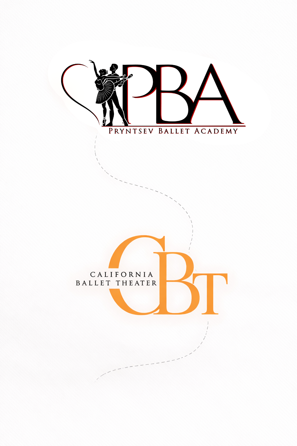 Pryntsev Ballet Academy logo, California ballet school for aspiring dancers
