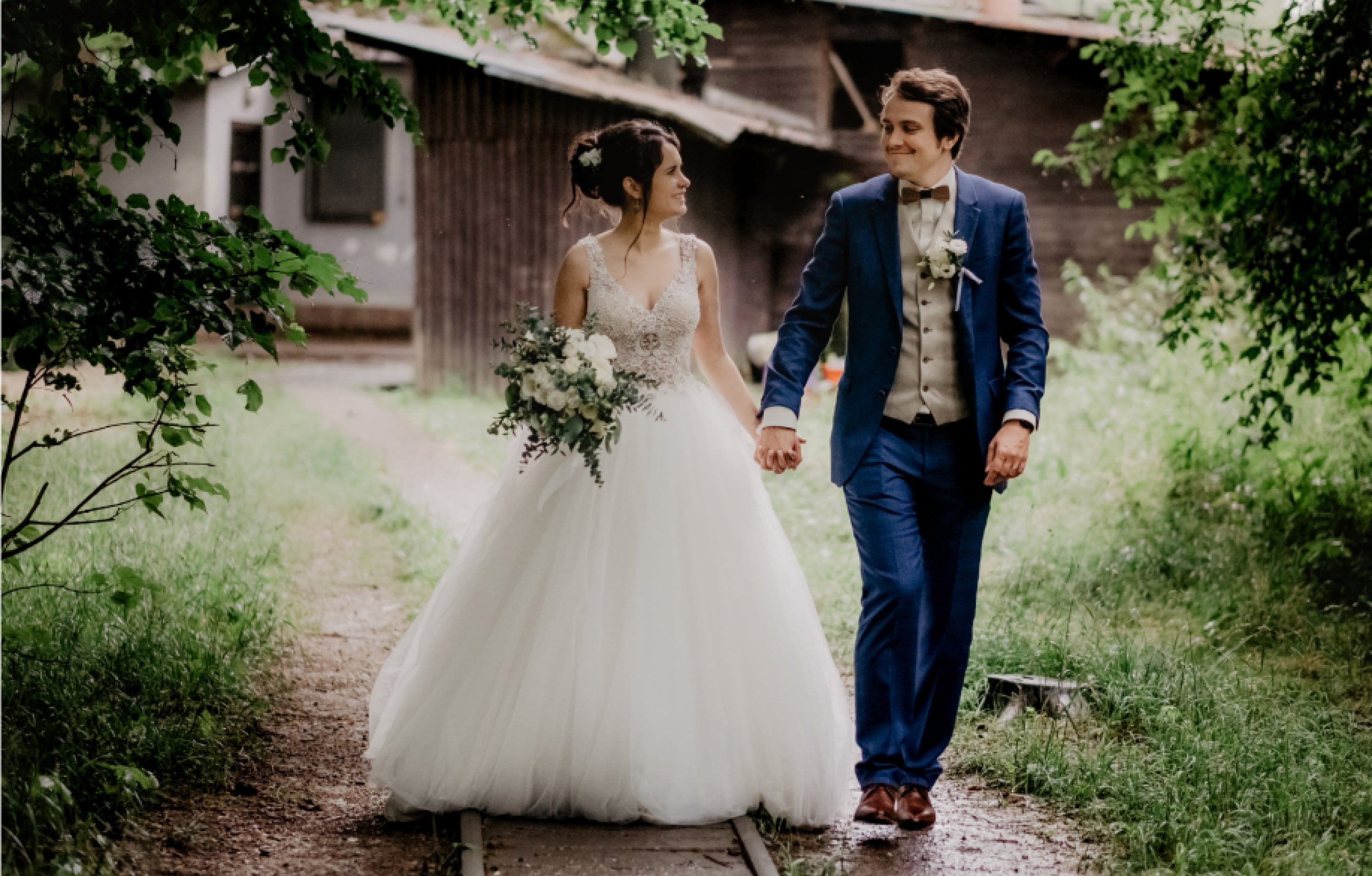 Colorful And Lavish Backyard Wedding