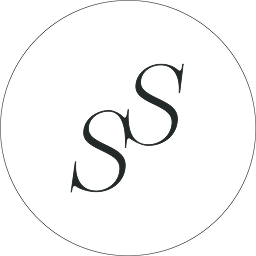 SS monogram inside a black circle.