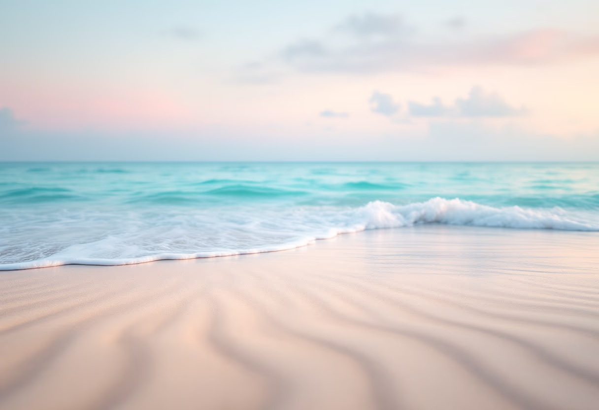 image of a serene beach