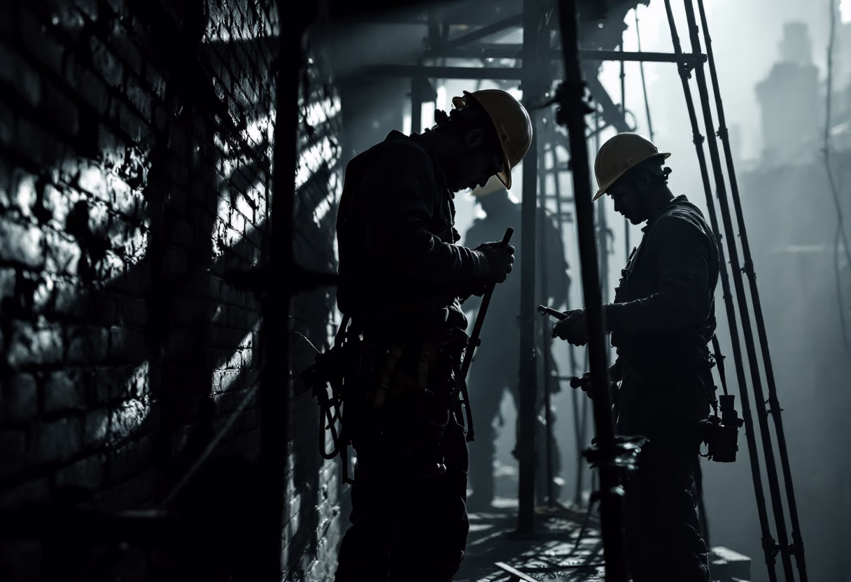 image of ongoing project (for a general contractor)