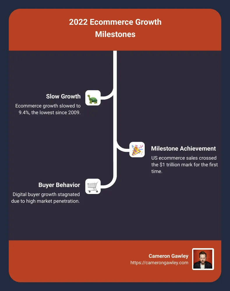2022 ecommerce growth milestones and challenges - 2022 ecommerce growth infographic infographic-line-3-steps