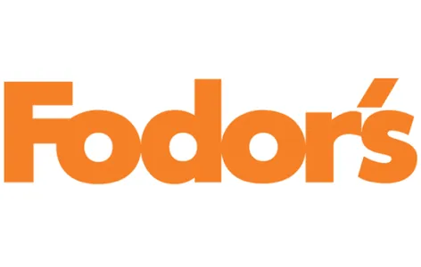 Fodor's travel guide logo in orange text on a white background.