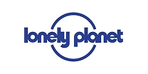 Lonely Planet brand logo with blue text and a circular orbit design.