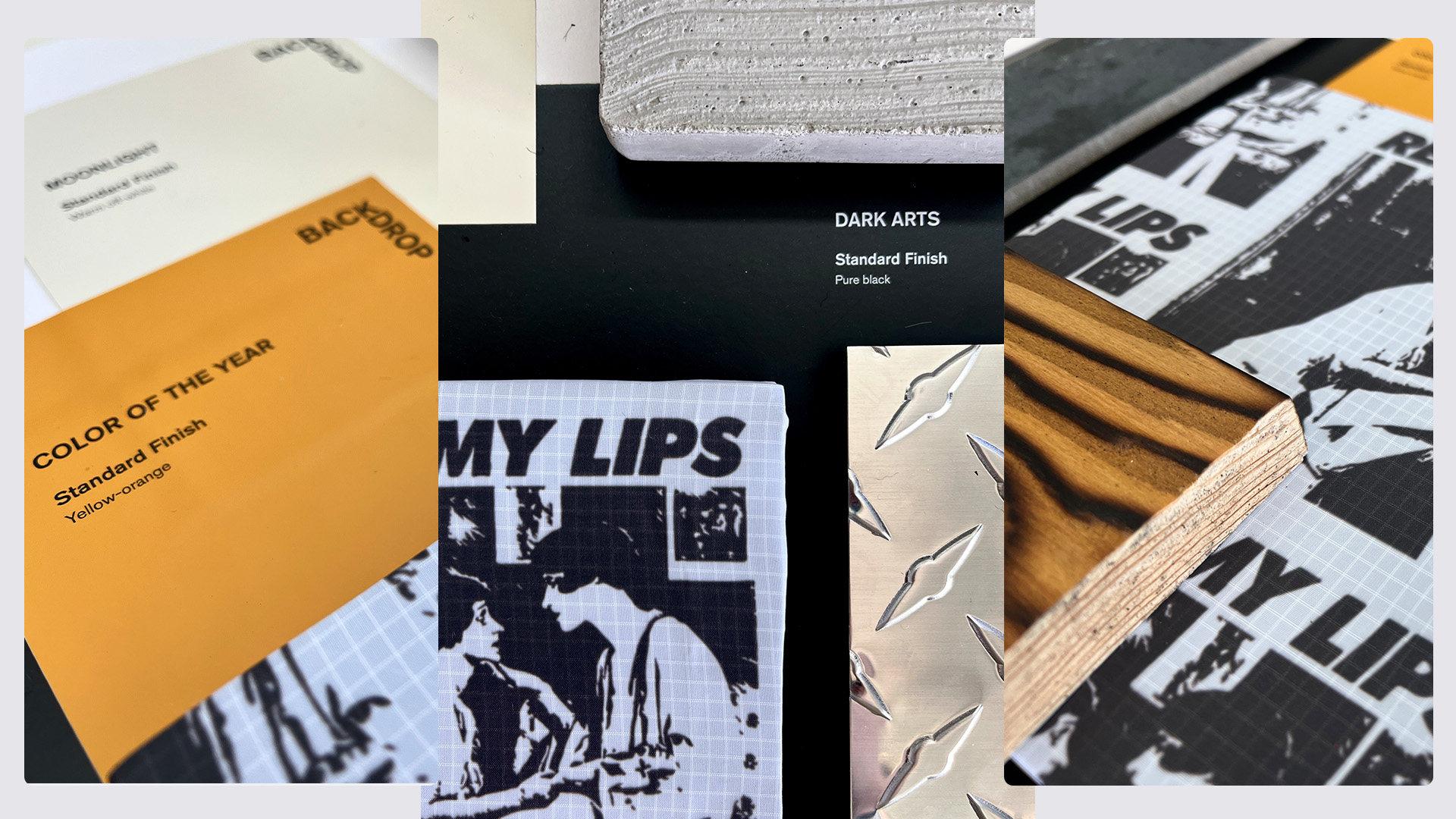 Friction: Pop Up Materials Board