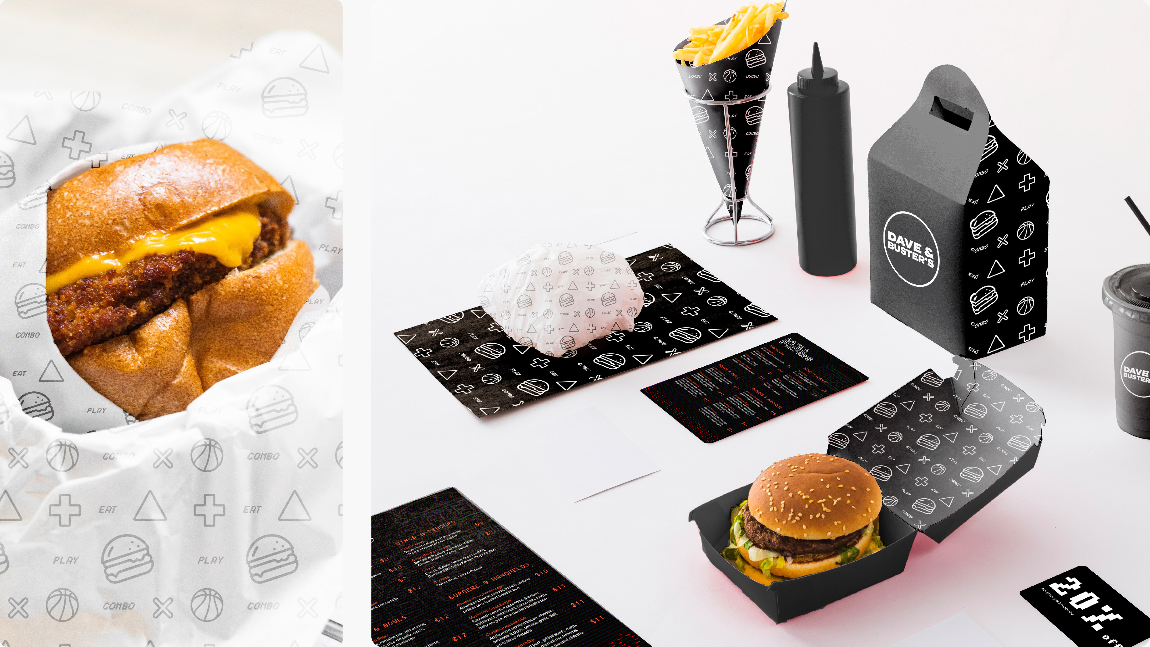 Dave & Buster's Print and Packaging