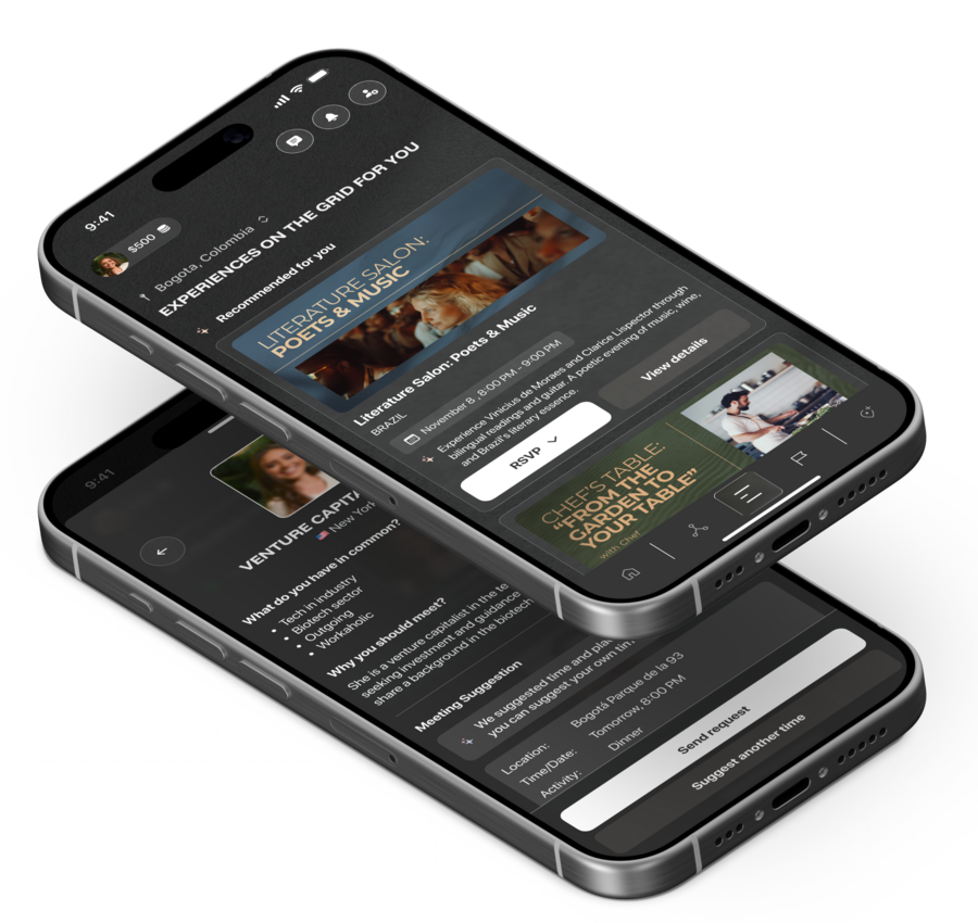 The GRiD AI app mockup