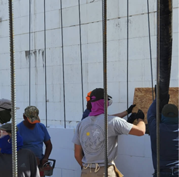 Wall panel installation