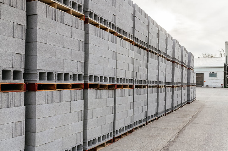 Concrete Blocks Stacked