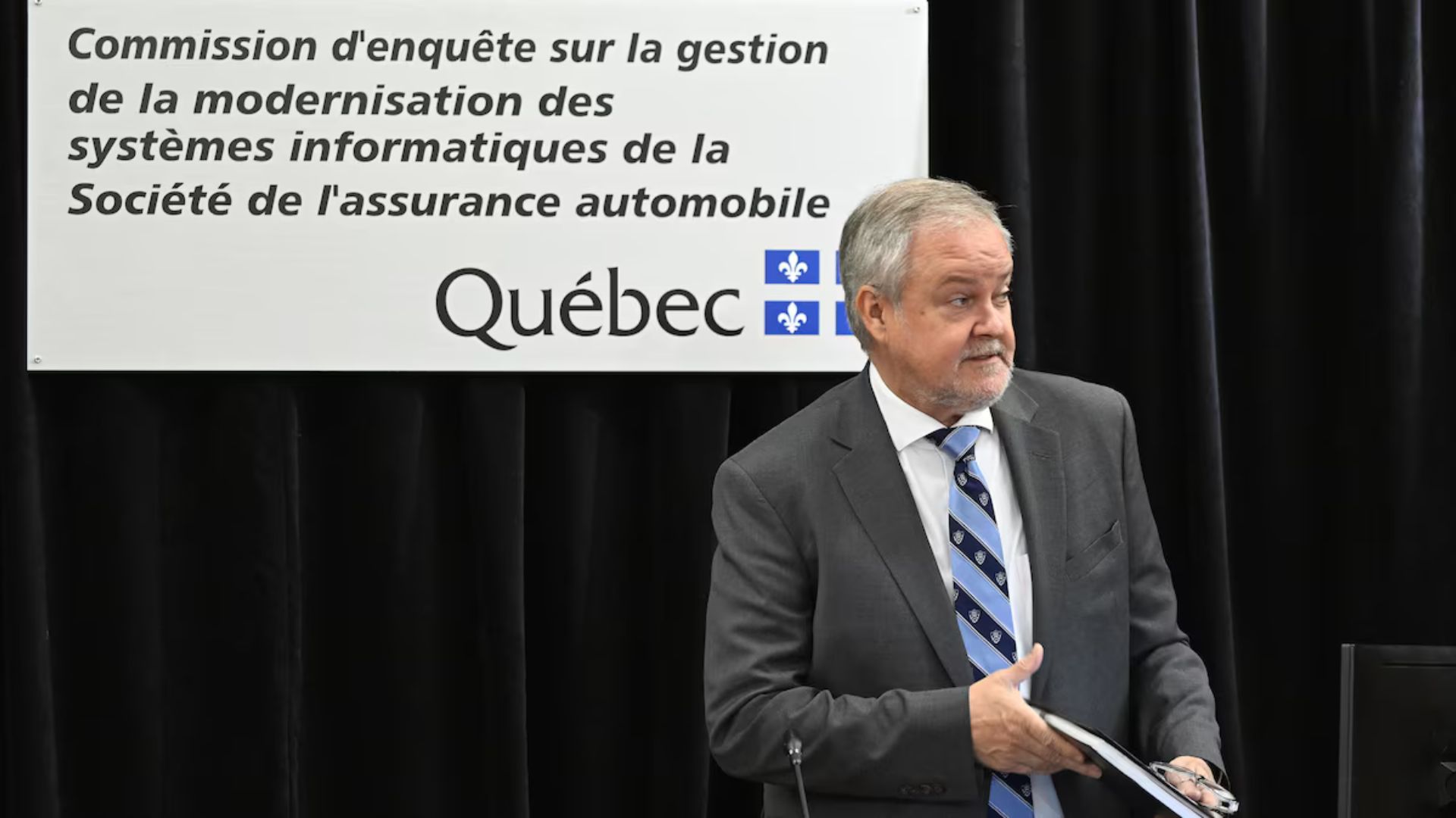Interface de SAAQclic, la plateforme numérique de la Société de l'assurance automobile du Québec