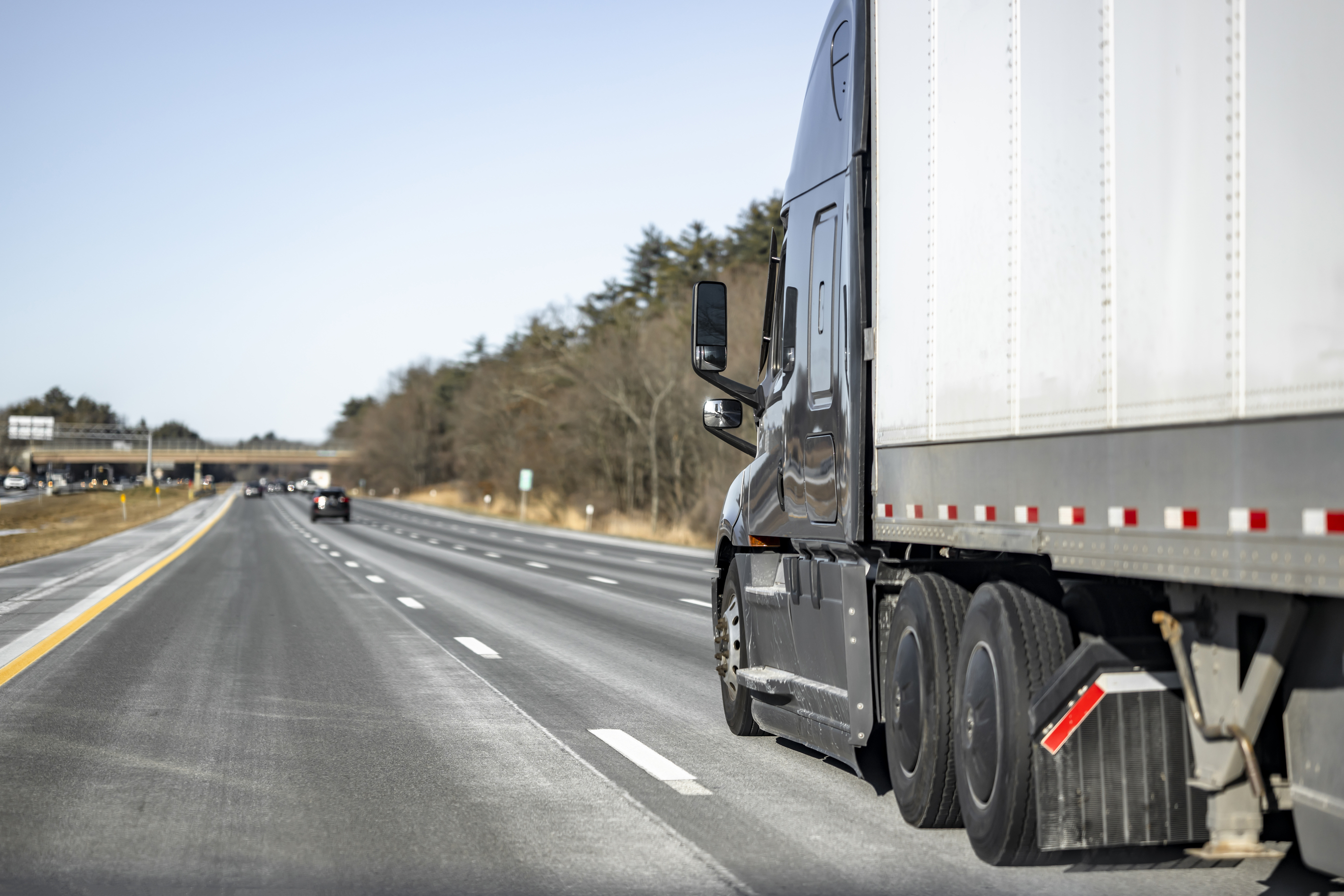 Abdi Transport expedited truck moving time-critical freight on the highway