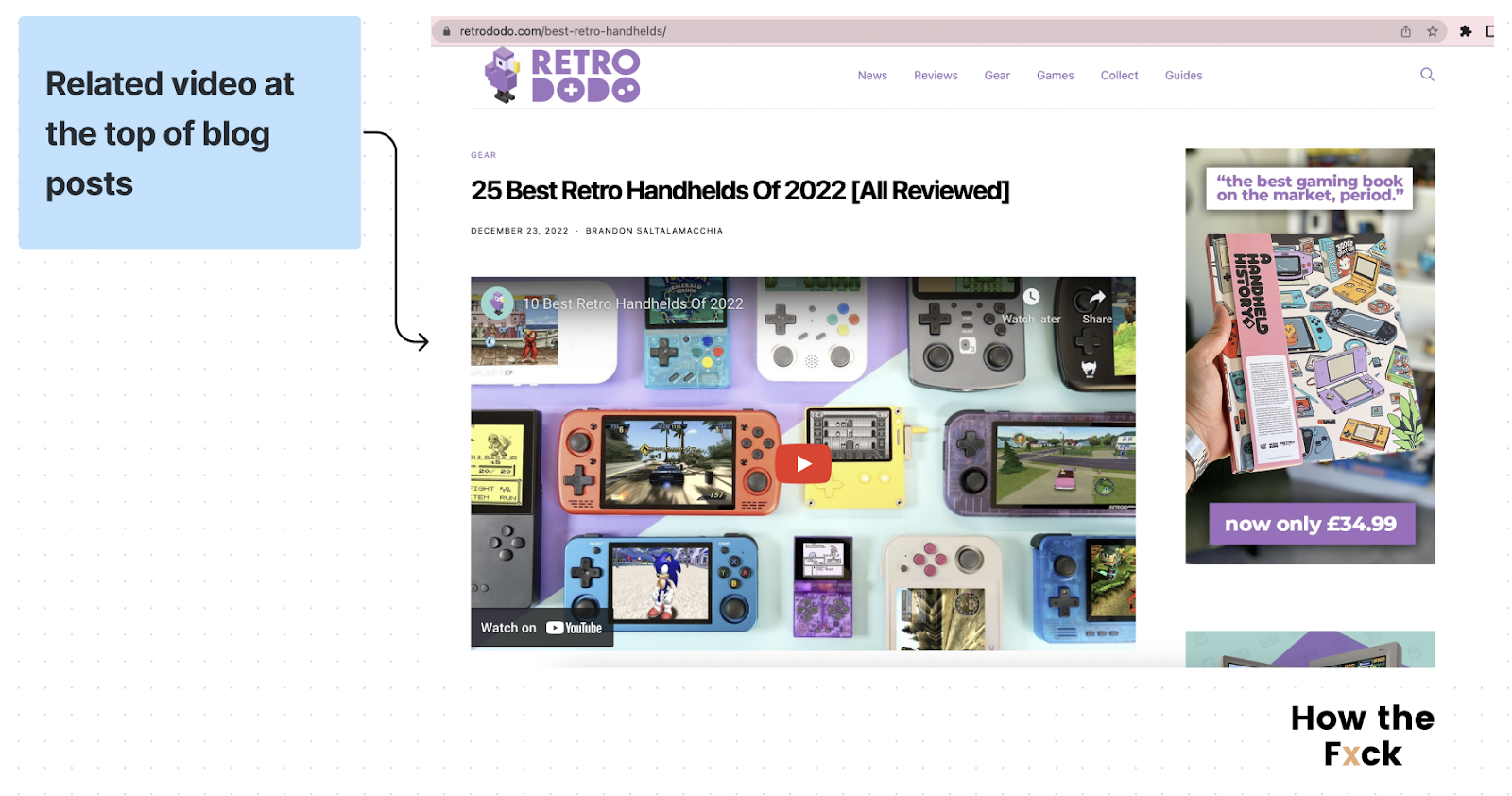 Retro Dodo blog example