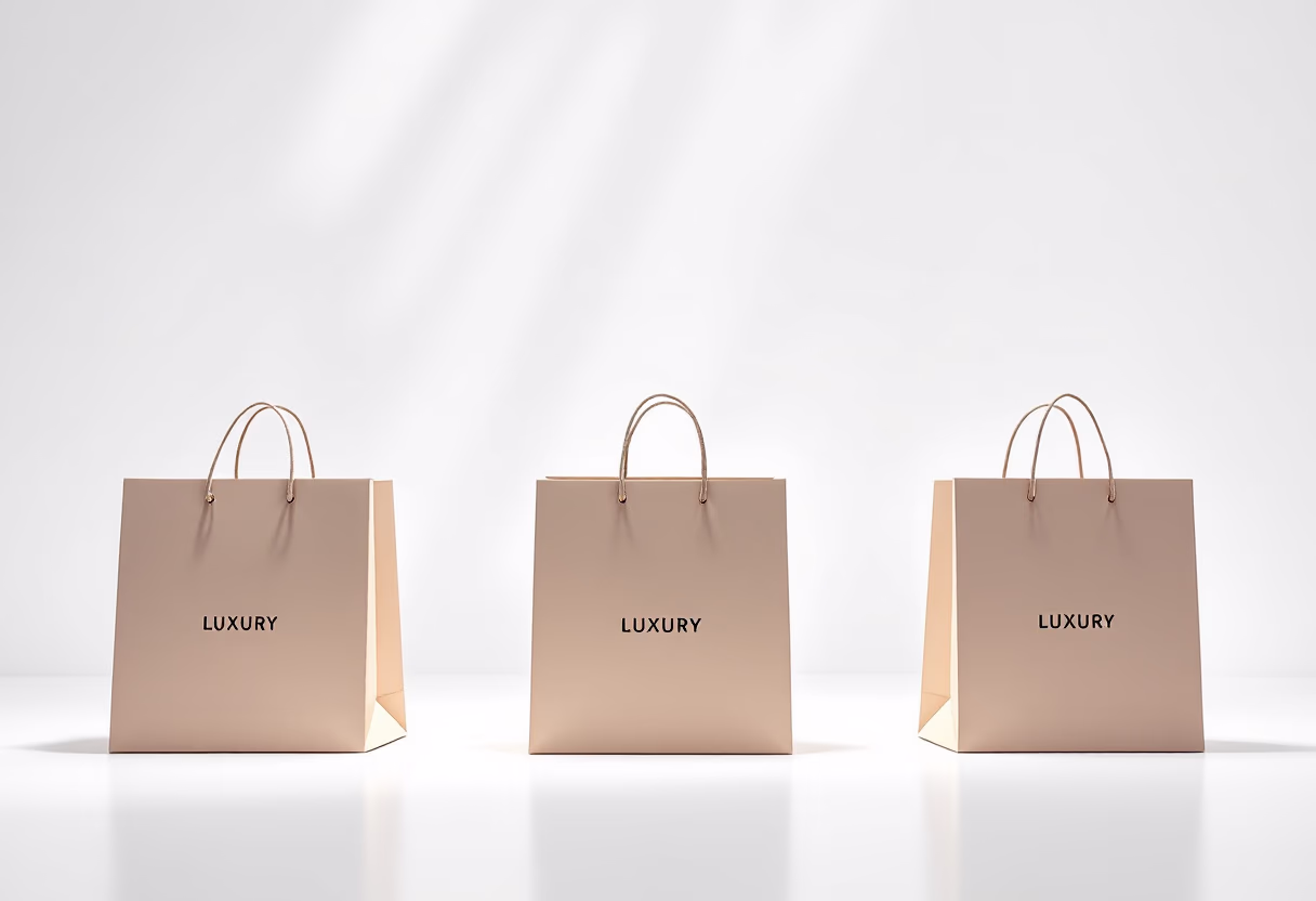 [background image] image of shopping bags (for a department store)