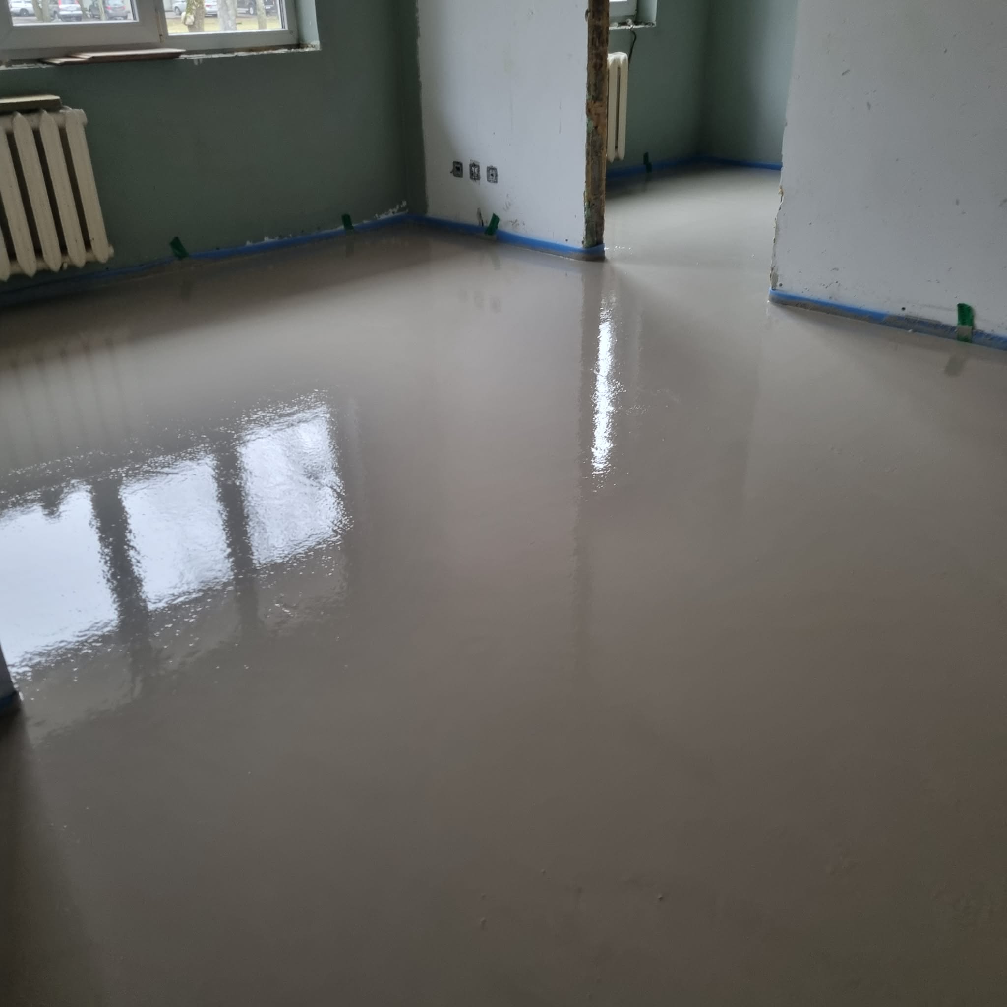 sile ja tasane põrand pärast kipsivalu