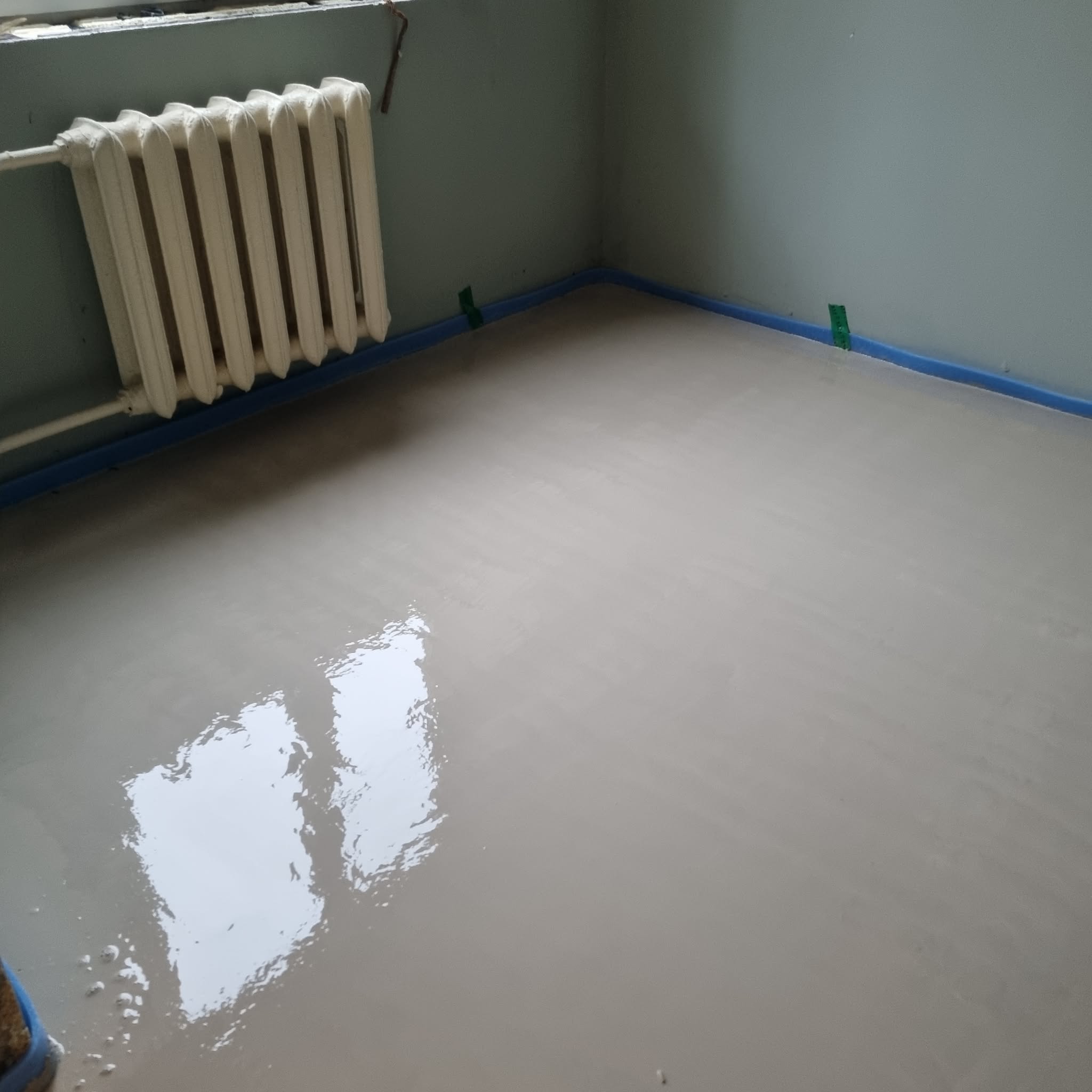 põrandavalu aluspinna ettevalmistus enne valamist