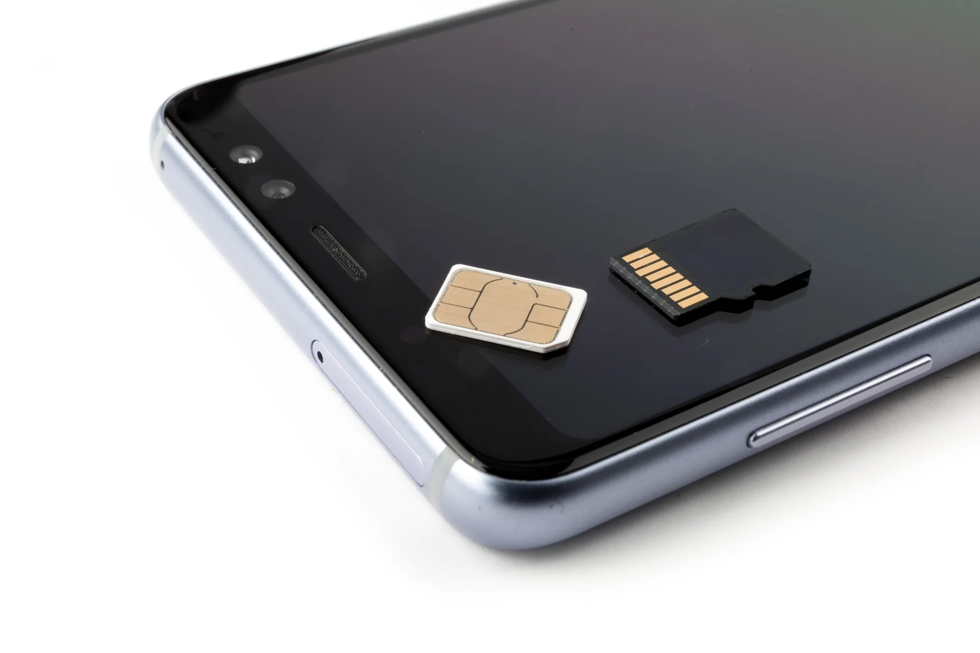 SIM card from a 3G device ready for disposal