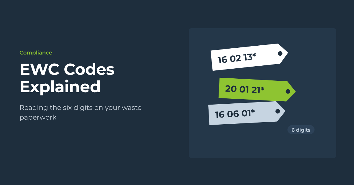 EWC Codes Explained: List of Waste Codes and WM3