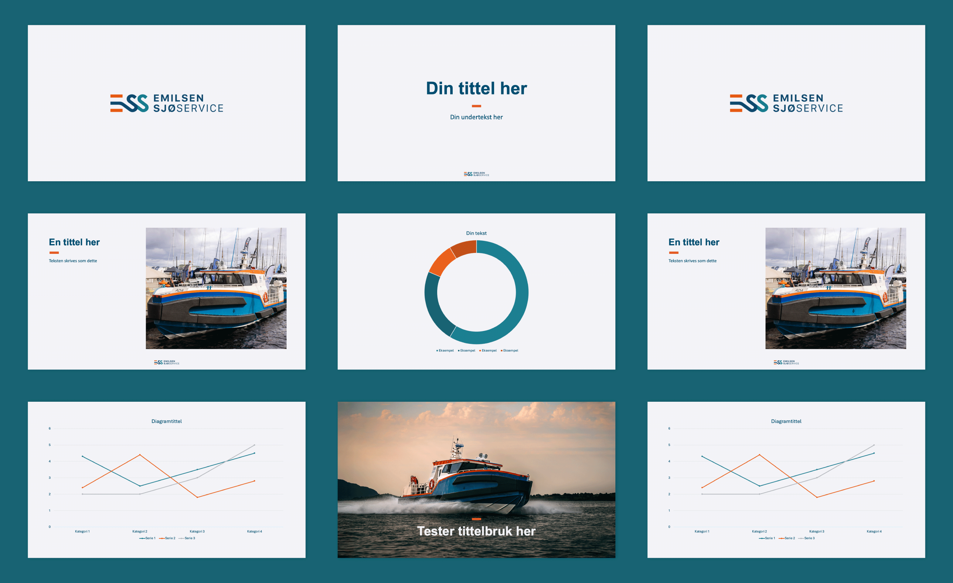 Illustrasjonsbilde av et mal-oppsett
