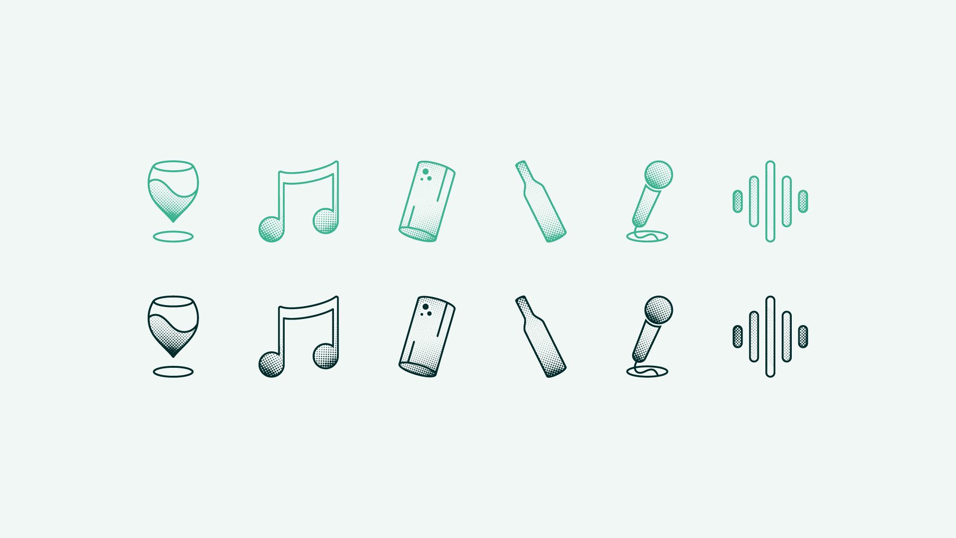 Ulike symboler som gir et bilde på en identitet