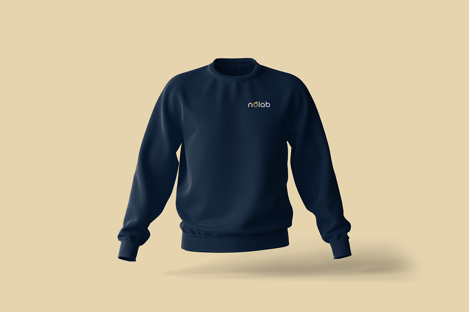 Mockup av en genser med logo