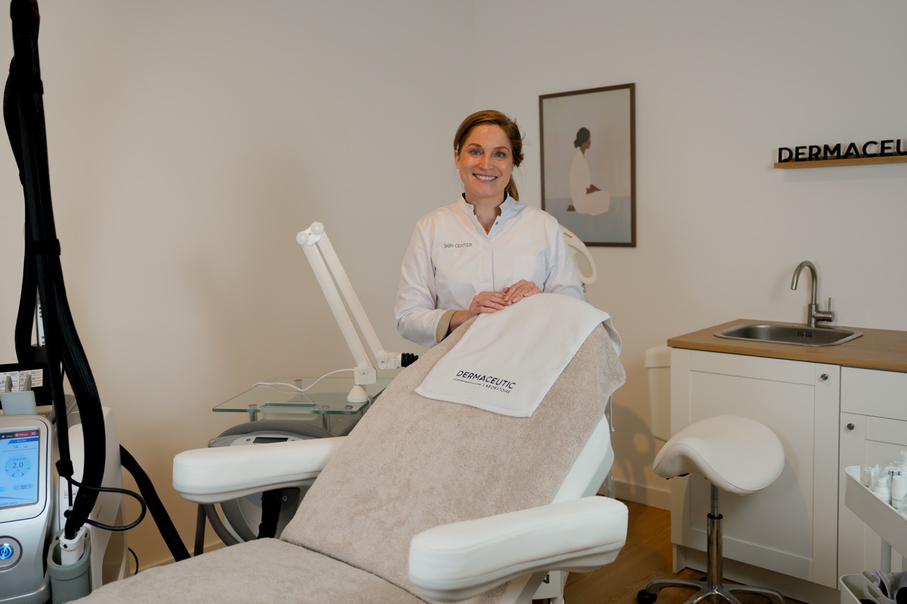 persoonlijk advies door huidtherapeut