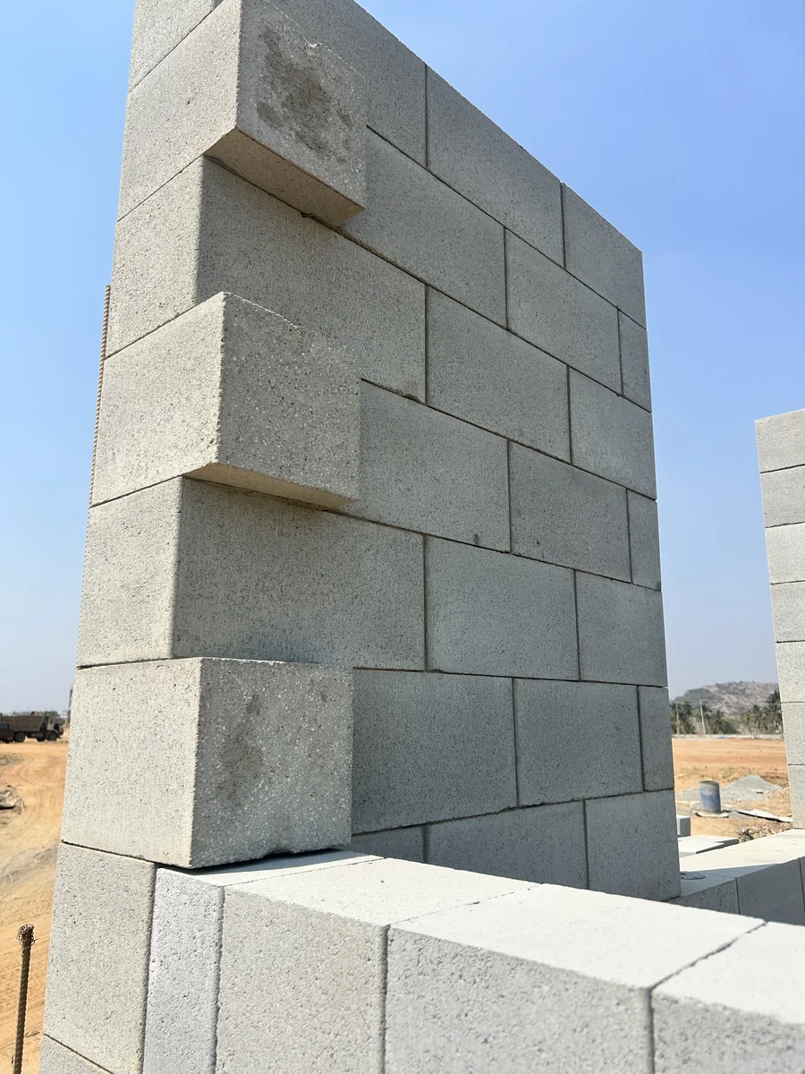 Solid blocks installed at Basant Betons Unit 3, Shoolagiri