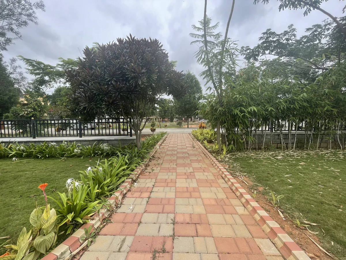 Flexi paver & Garden edging installed at Best Properties, Bengaluru