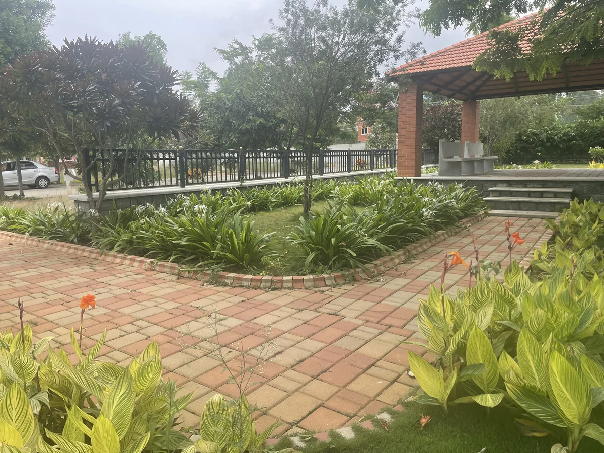 Flexi paver & Garden edging installed at Best Properties, Bengaluru