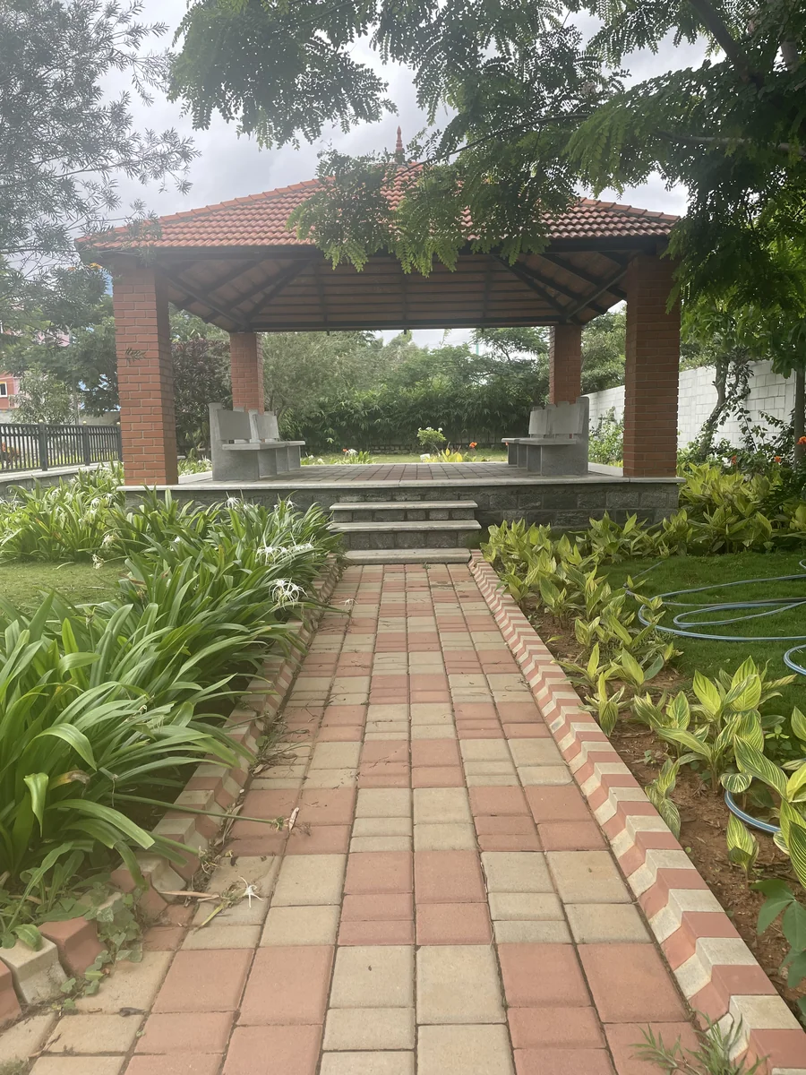 Flexi paver & Garden edging installed at Best Properties, Bengaluru