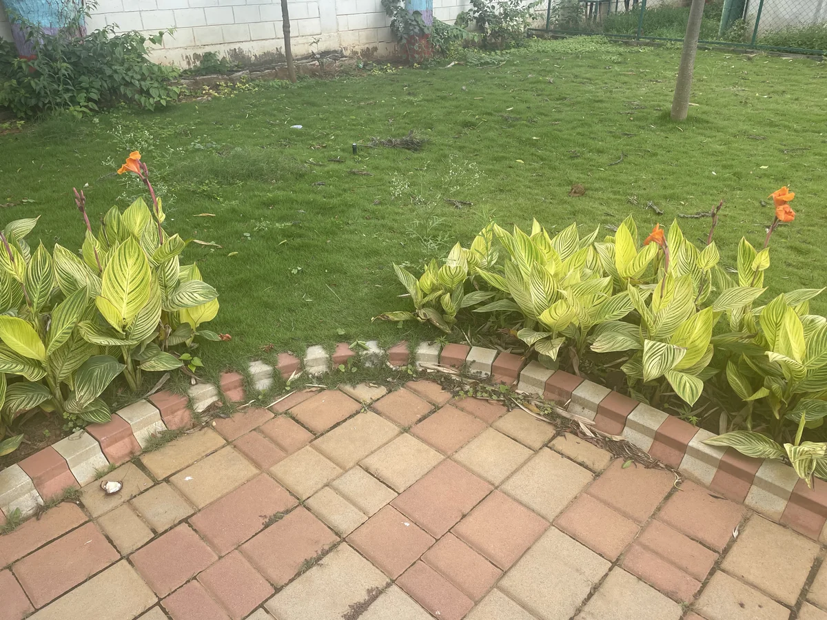 Flexi paver & Garden edging installed at Best Properties, Bengaluru