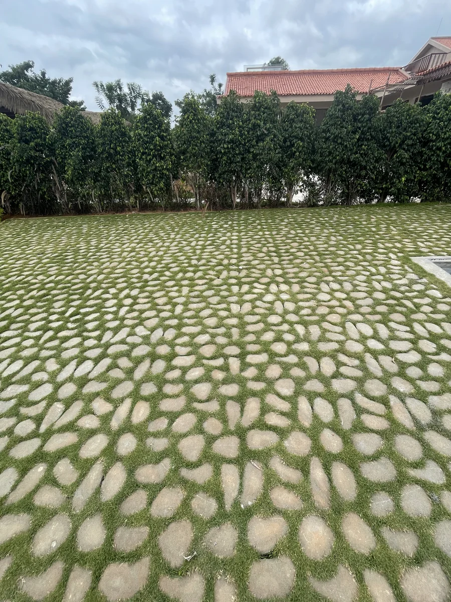 Pebble Beach & Flush installed at Eden Garden 144 Farm House, Bengaluru