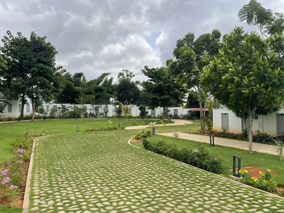 Pebble Beach & Flush installed at Eden Garden 144 Farm House, Bengaluru
