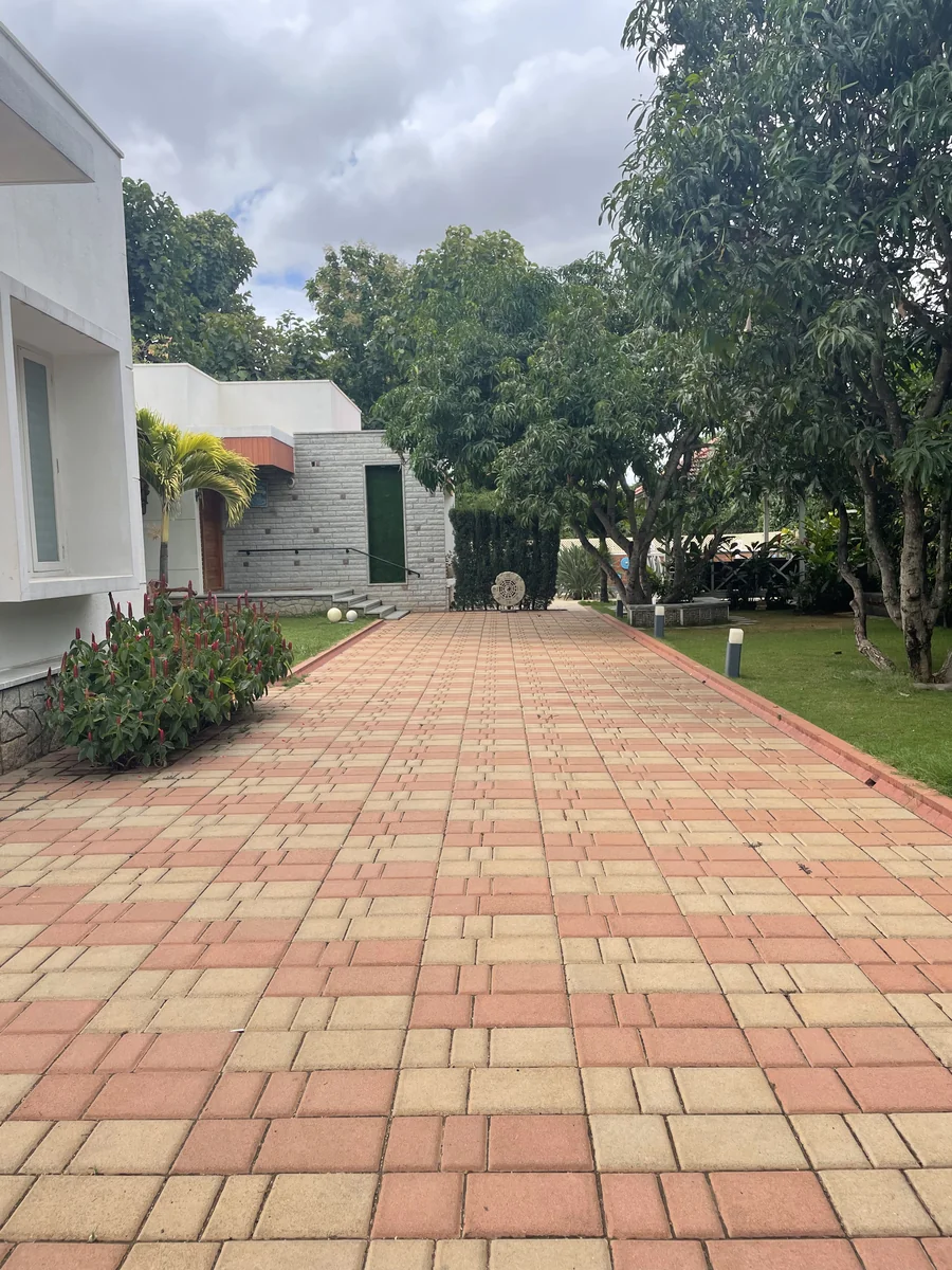 Flexi Paver & Garden Edging installed at Gundappa Farm House, Bengaluru