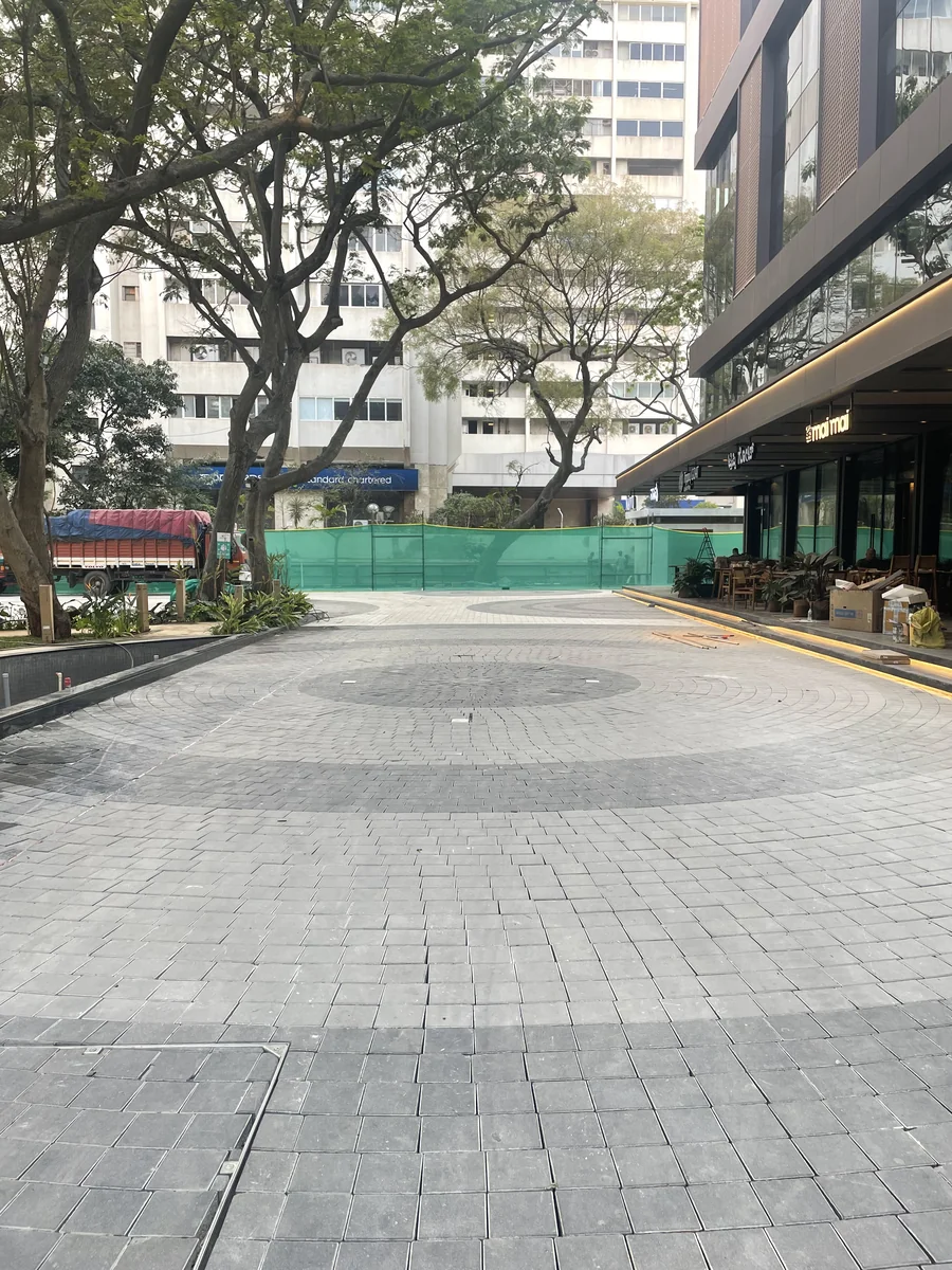 Square Paver installed at Indiqube Symphony, Bengaluru